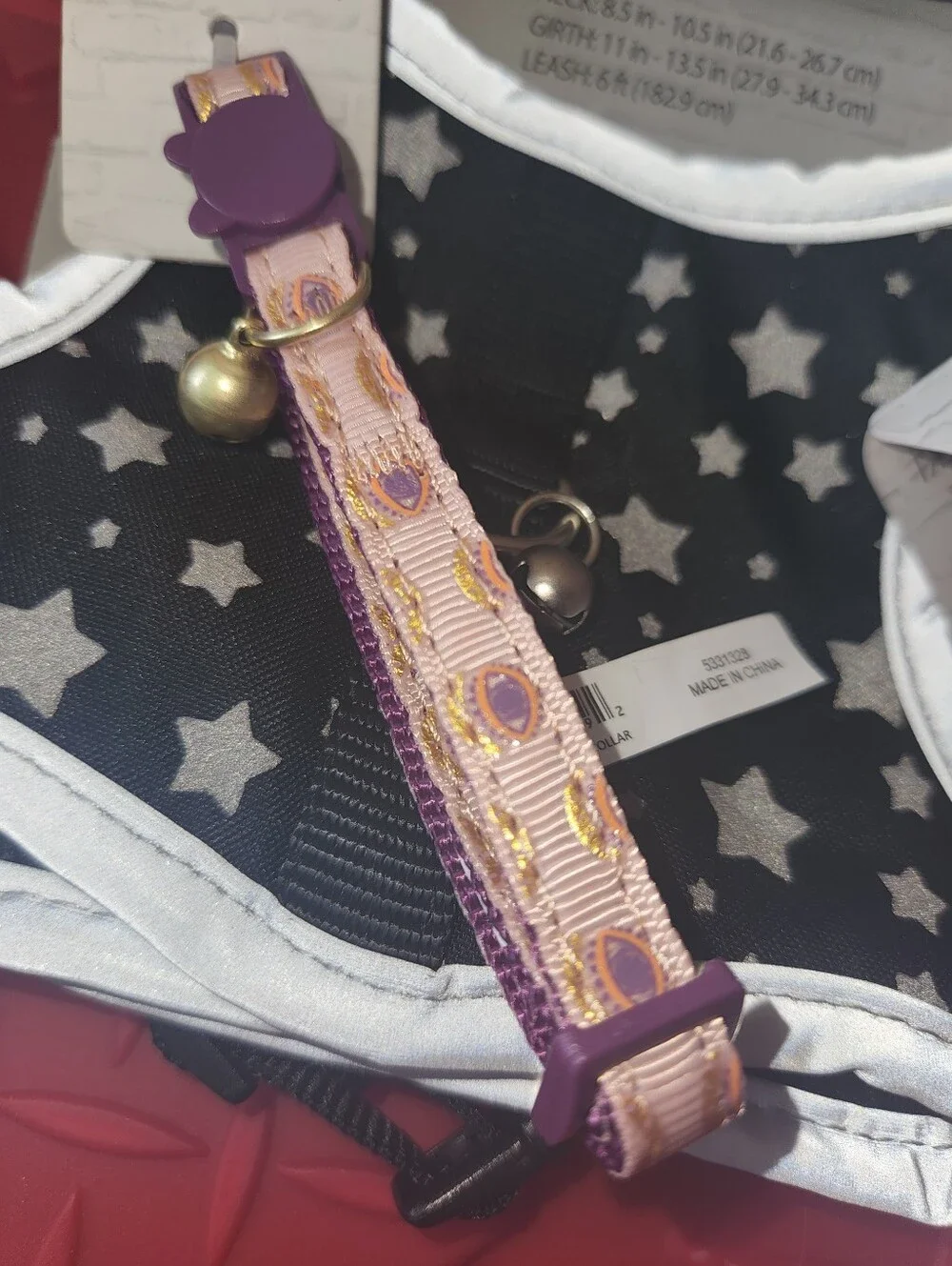 NWT New Kittie Bundle collars Harness Leash Adult Kitten with bell